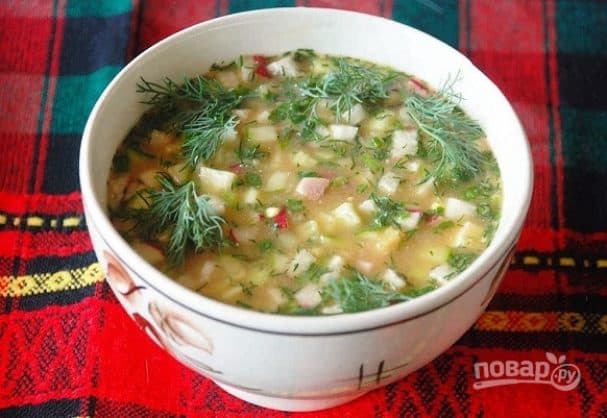 Ham kvass soup