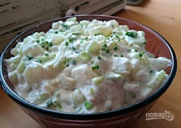 Агароднінны салат з сельдэрэем