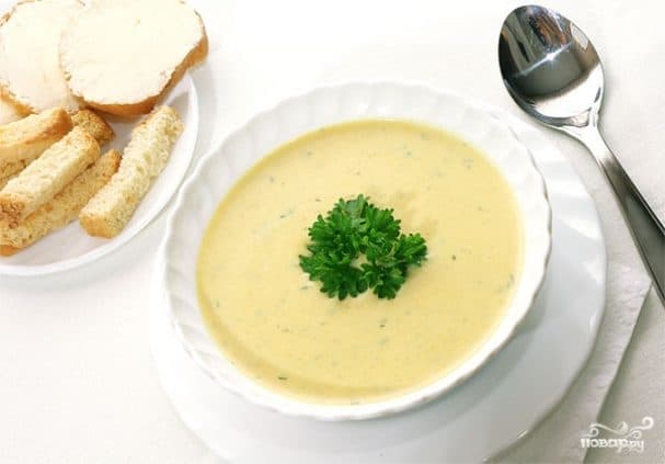 Vegetable puree soup
