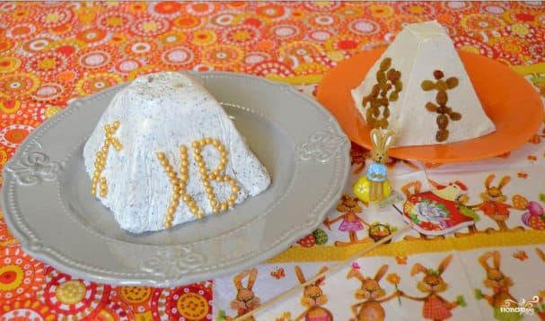 Low-fat cottage cheese paskha