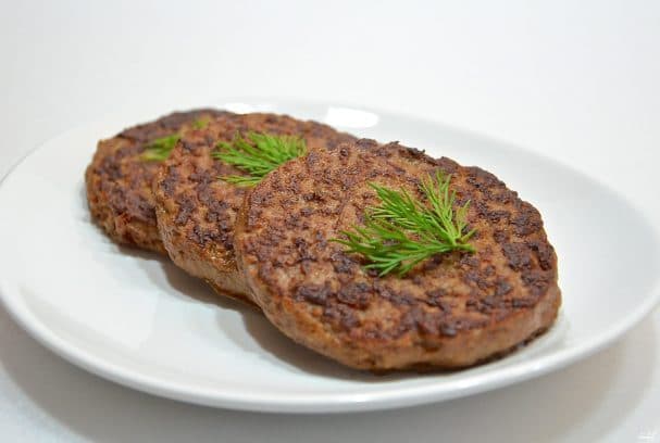Печеночные котлеты с рисом