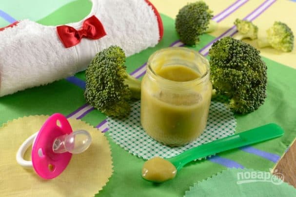 Puree for children under one year old
