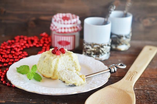 Cheese pudding steamed