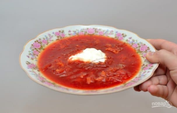 Рэцэпт боршчу з буракоў