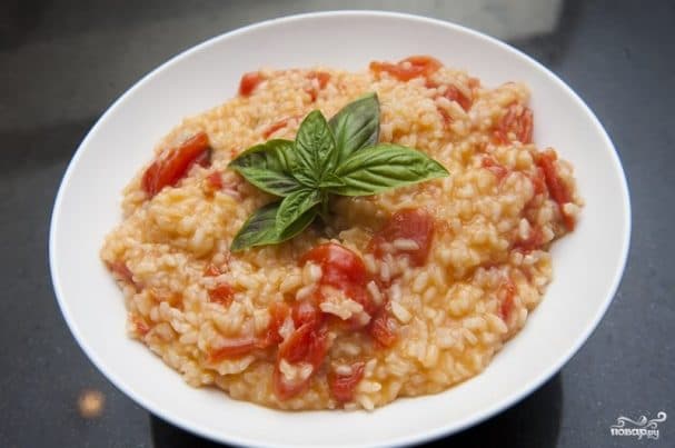 Tomato risotto