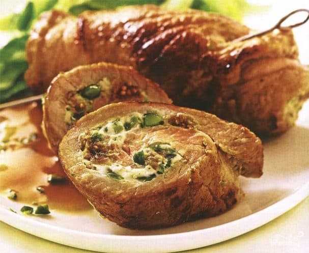 Pork roll in foil