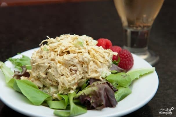 Chicken salad with celery