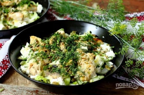 Салат из куринной грудки