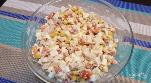Chicken breast salad