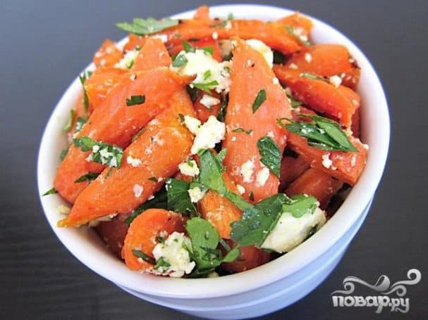 Carrot and Feta Cheese Salad