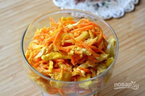 Korean-style carrot salad