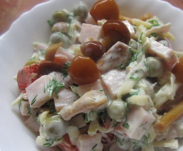 Marinated Oyster Mushroom Salad
