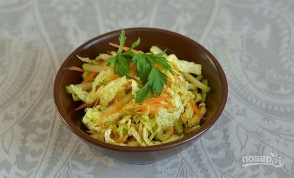Салат із савойської капусти