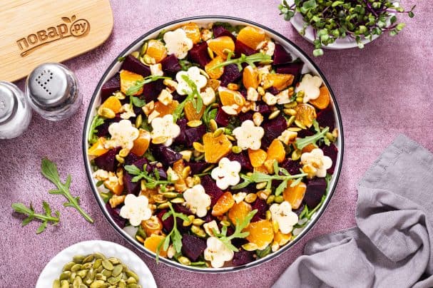 Beet salad with citrus dressing