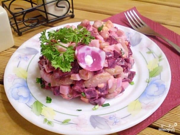 Салат да пельменям