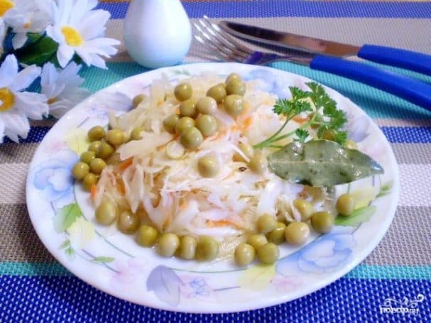 Салат к утке с яблоками