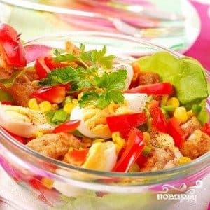 Салат з куркою