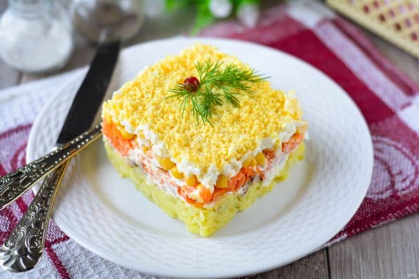 Салат з кукурузай