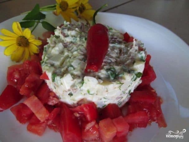 Салат мясной со свининой