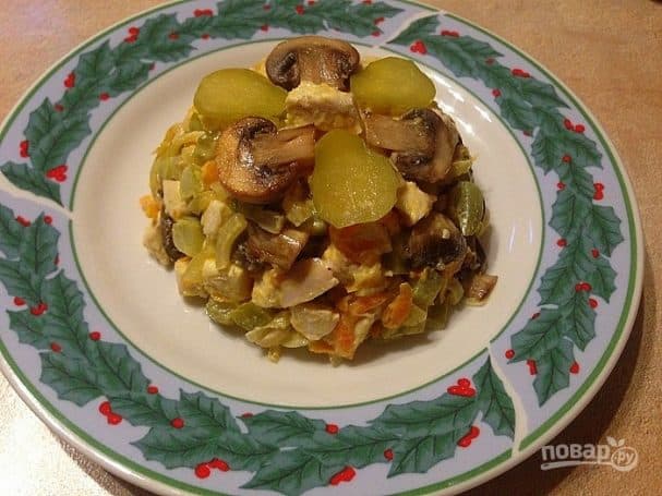 Салат с курицей