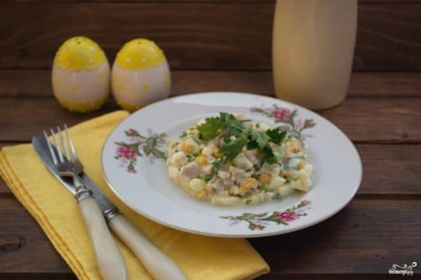 Салат з кальмарами