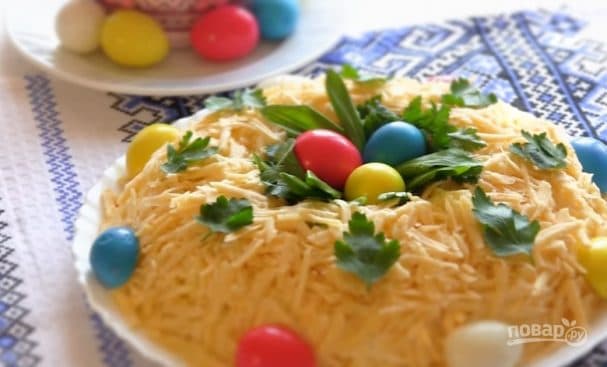 Салат с мясом