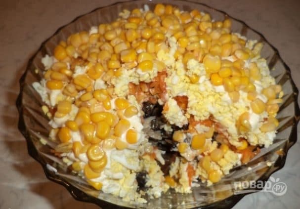 Chicken and mushroom salad