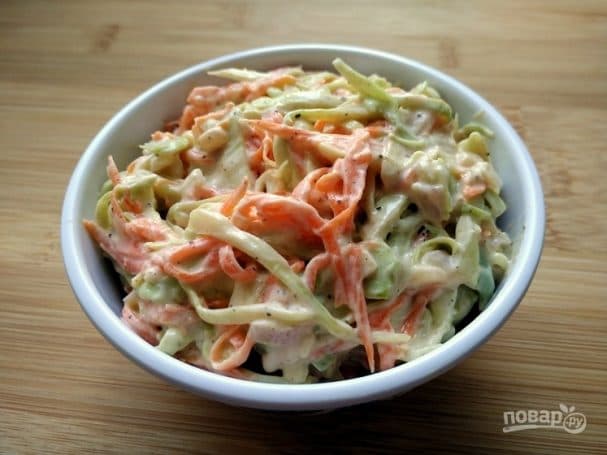 Салат з капустой Коул Слоў