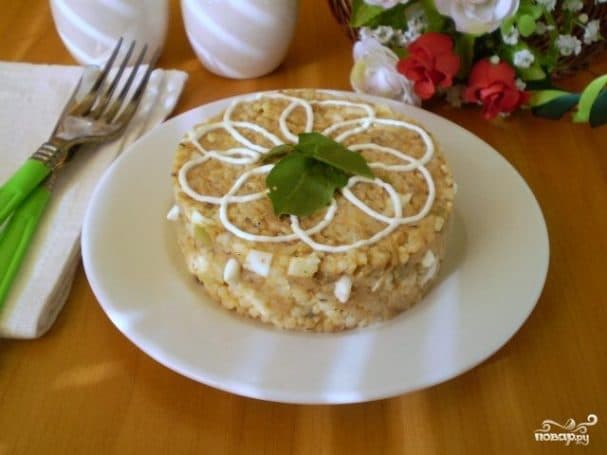 Салат з кількай у таляце