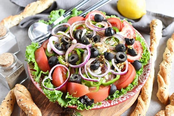 Smoked drumstick salad