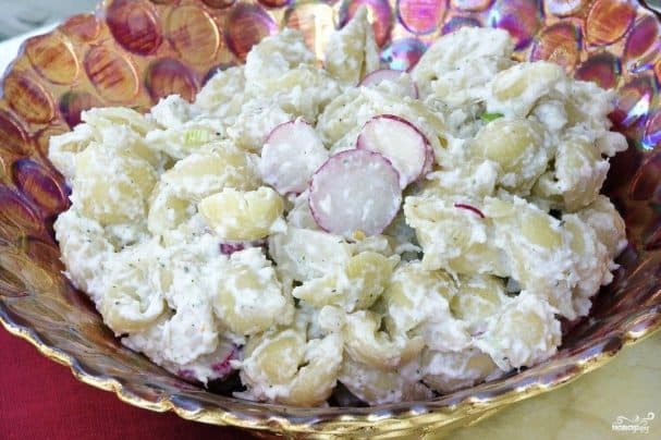 Салата з мясам крабаў