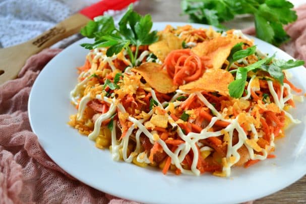 Corn and chips salad