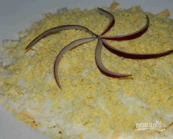Салат с курицей и сыром