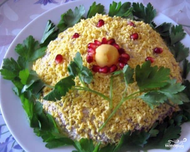 Салат з рибою та рисом