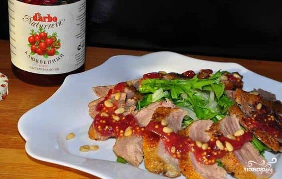 Салат з качкай