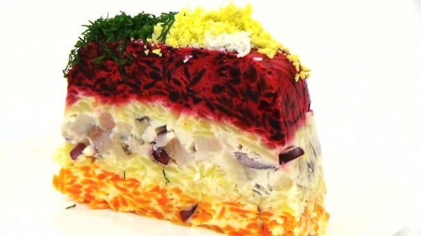 Jellied salad