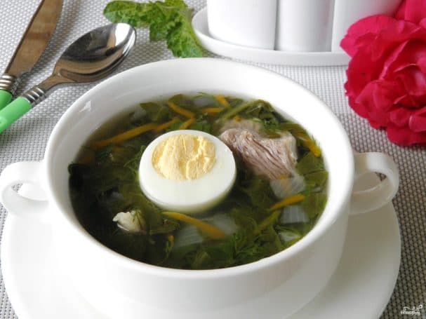 Sorrel soup