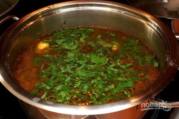 Щи из щавеля со свининой