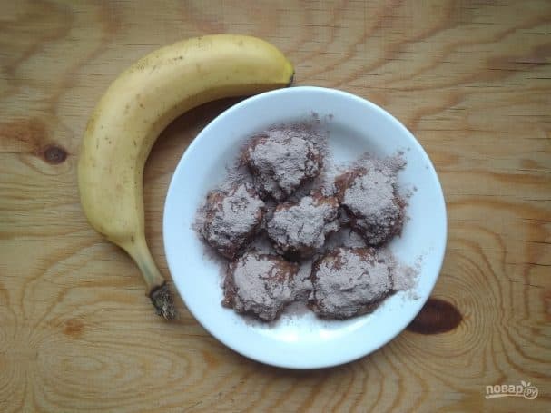 Chocolate-banana candies