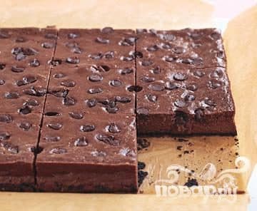 Chocolate cheesecake made from cookies