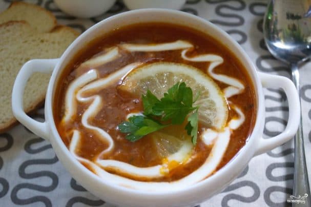 Солянка сборная (мясная, домашняя)