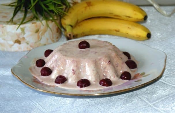 Суфле с вишней