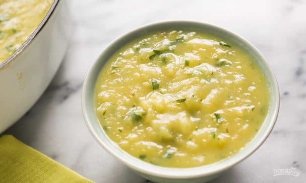 Potato and leek soup