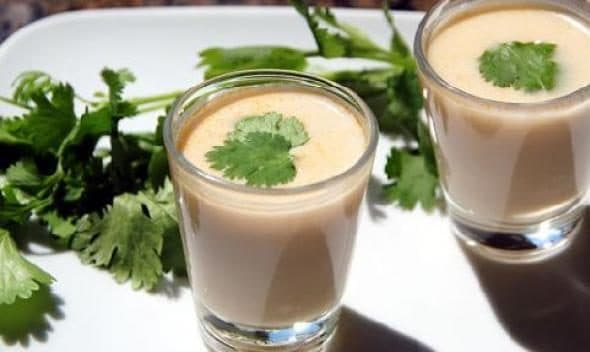 Coconut milk soup