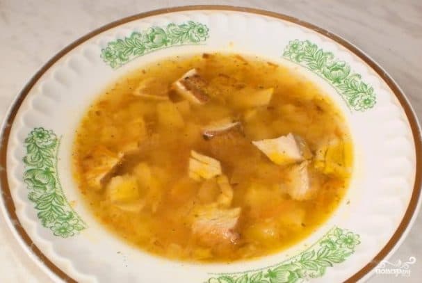 Smoked fish soup