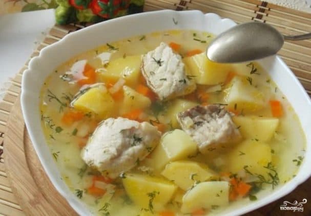 Sturgeon and Potato Soup