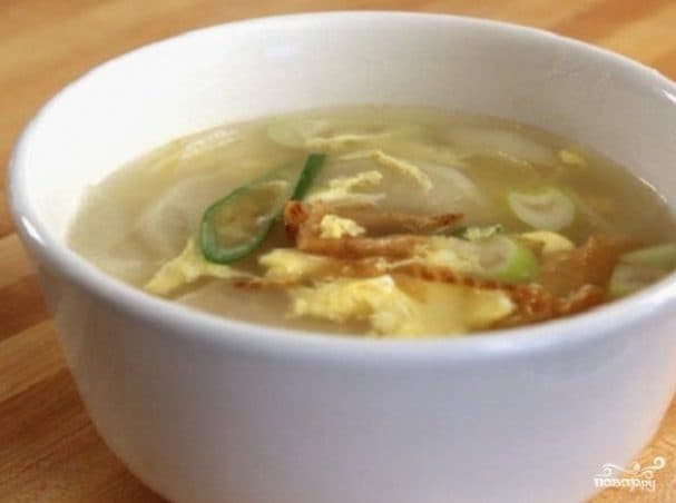 Fish soup with dried fish