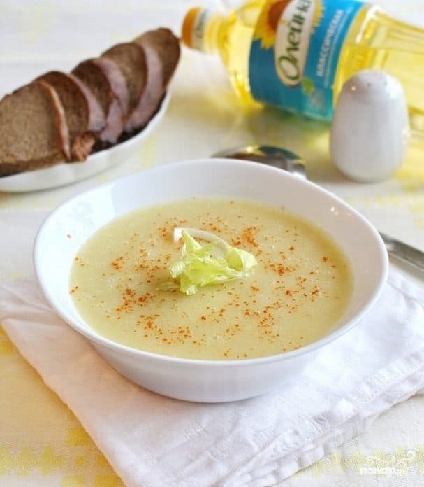 Суп картофельный с фасолью