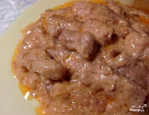 Beef Stroganoff