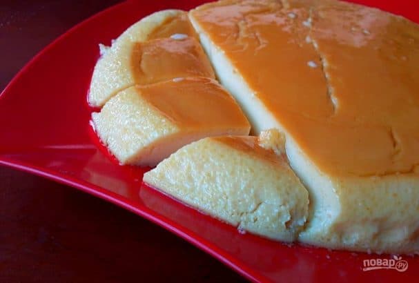 Cheese flan